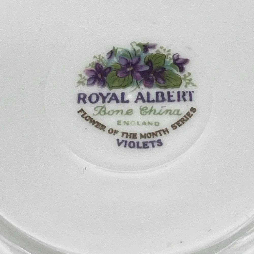 Royal Albert Flower Of The Month February Violets Saucer Plate Replacement